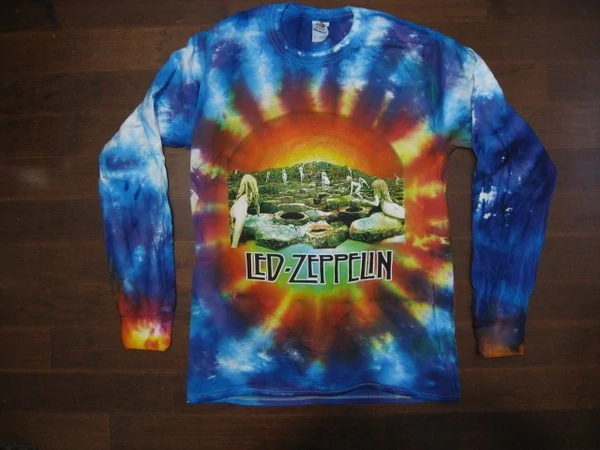 Led Zeppelin- Tie-Dye Long Sleeve Shirt
